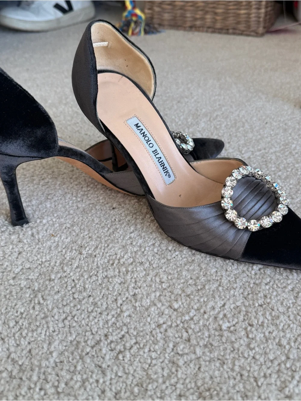 Manolo Blahnik blahnik toe looks
